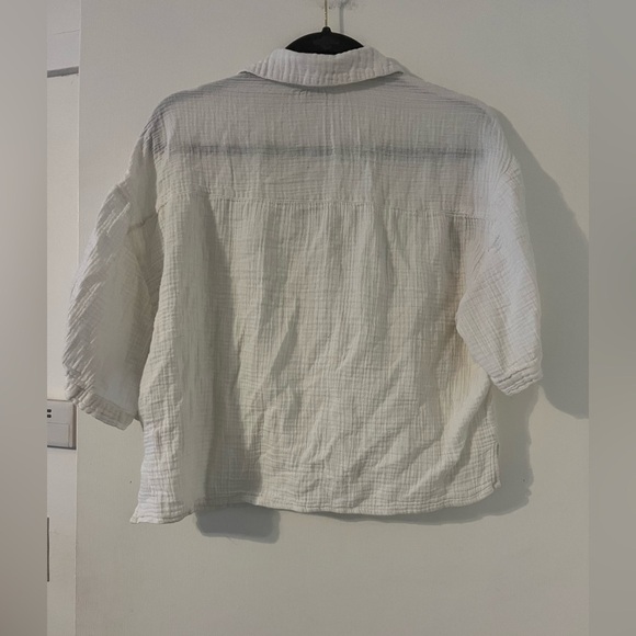Sanctuary Textured White Shirt size XL (SKUK111) - Picture 8 of 12